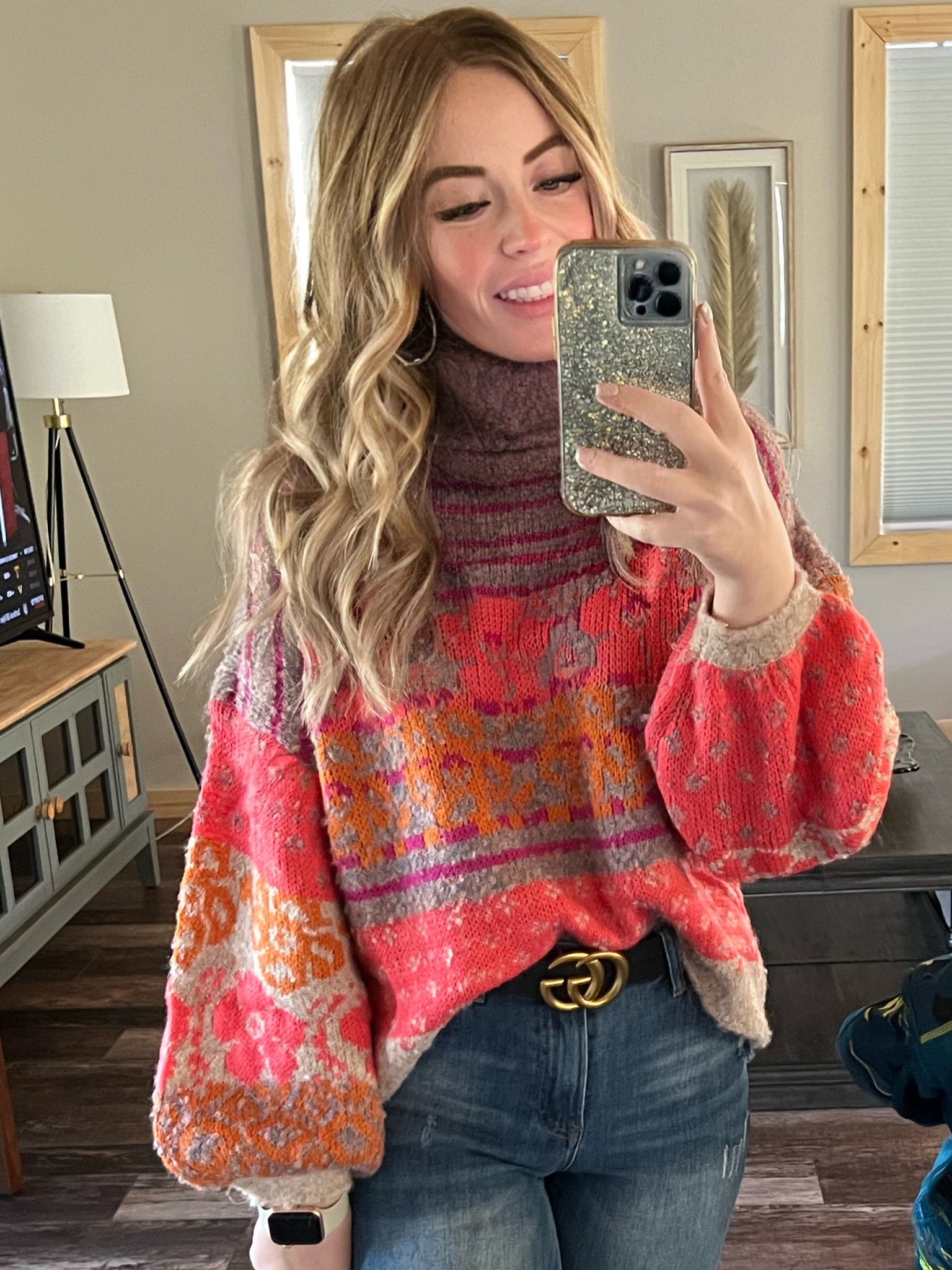 Sweater
Mock neck
Floral 


#LTKCyberweek #LTKunder100 #LTKstyletip