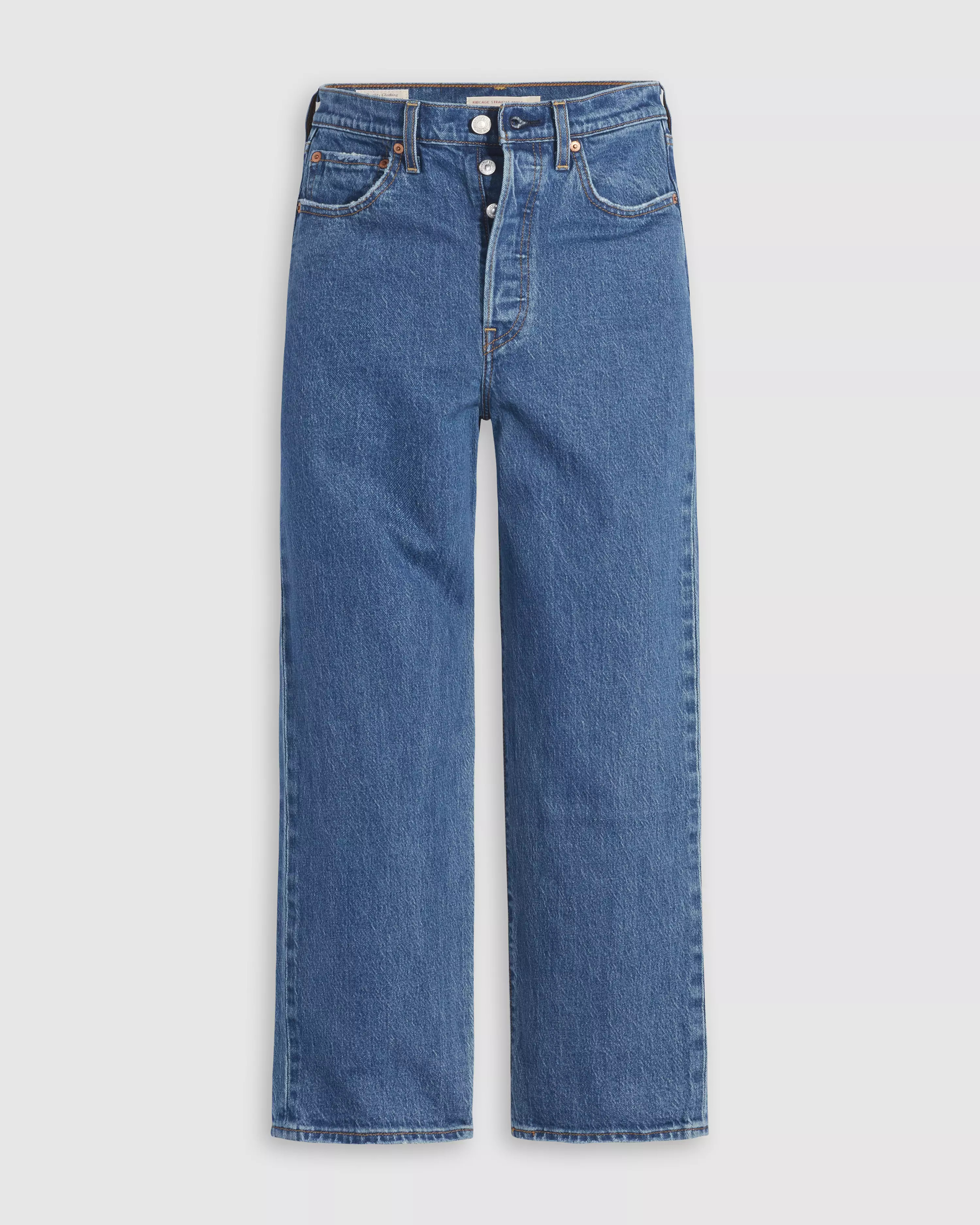 Ribcage Straight Ankle Jeans - Blue | Levi's® GB | Levi's UK