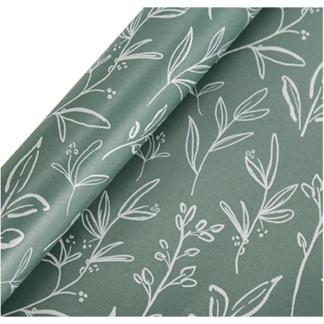 Sainsbury's Sage Floral Roll Wrap 2m | Sainsbury's Online