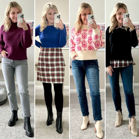 NEW BLOG POST! Sharing a few OOTD photos from the past few weeks - lots of new items that are on clearance! 
To shop ➡️ 
1) pearlsandponiesblog.com 
2) @liketoknow.it app 
3) via link in IG profile. 

💕

#LTKHoliday #LTKmidsize #LTKover40
