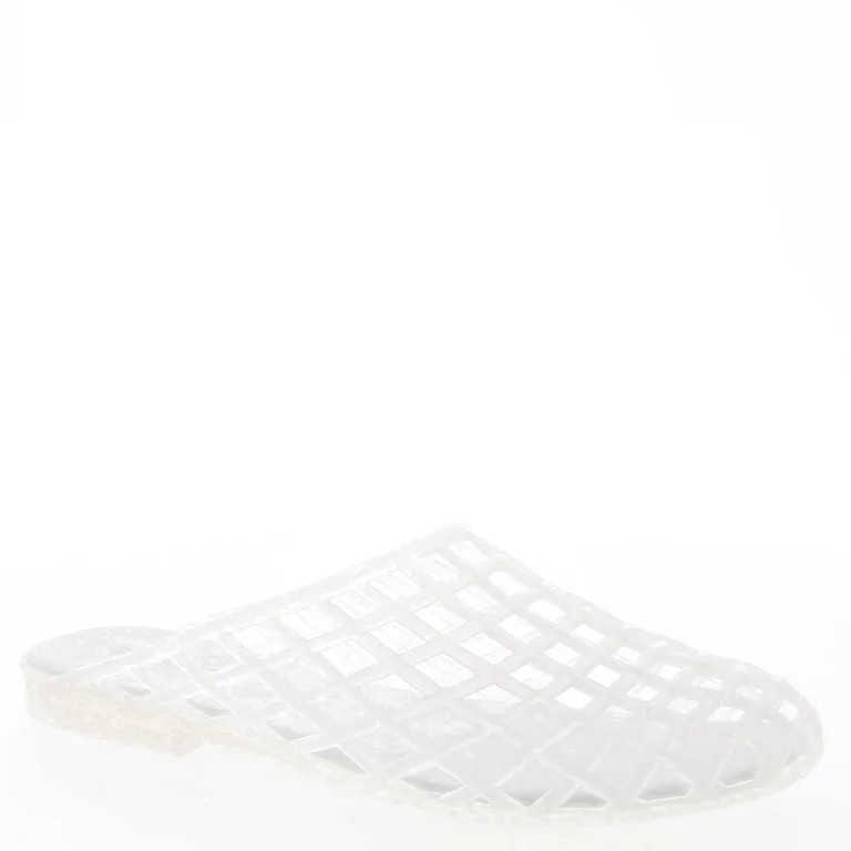Women's PVC Jelly Mule Sandals Woven Slip On Waterproof Summer Beach Shoes | Walmart (US)