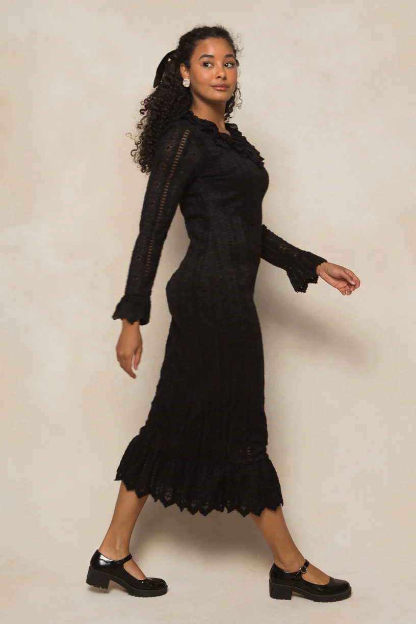 Shiloh Dress in Black | Ivy City Co