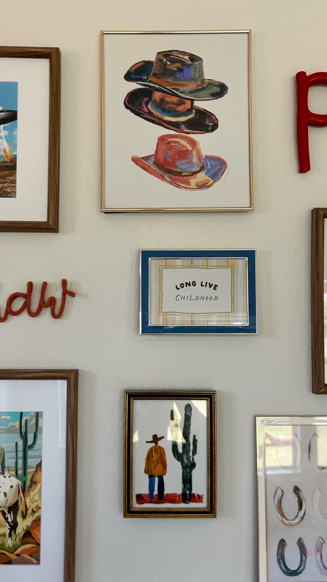 this playroom gallery wall has come together so cute 🥹 i plan on adding to it as the years go on & making it so special! 🧸🫶🏼 

#playroom #playroominspo #homeproject #toddlerplayroom #playroommakeover 

#LTKmomlife #LTKSaleAlert #LTKHome