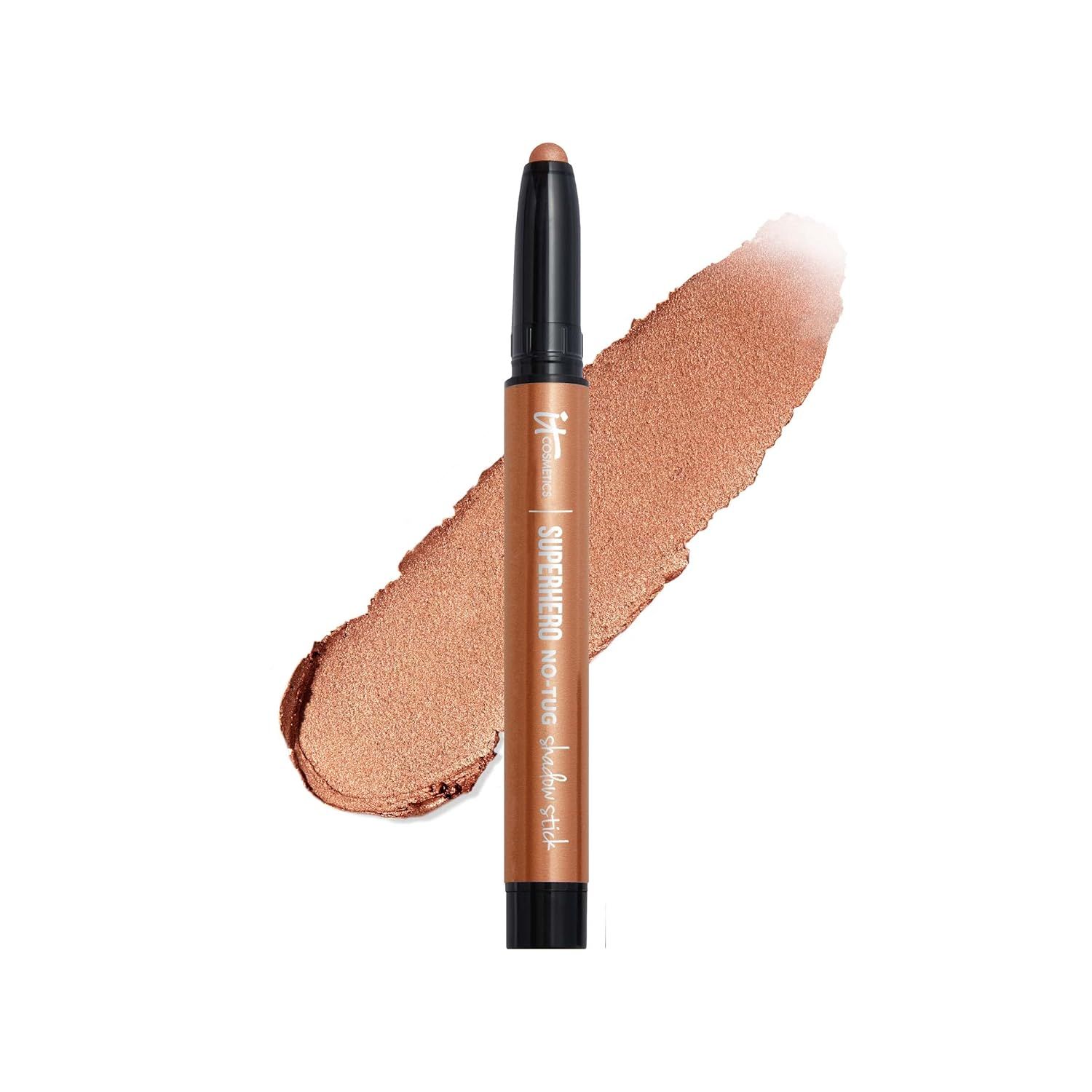 IT Cosmetics Superhero No-Tug Waterproof Eyeshadow Stick - Longwear Blendable Cream with Built-In... | Amazon (US)