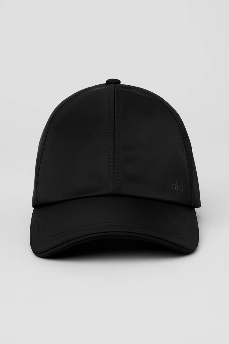 Satin Off-Duty Cap - Black | Alo Yoga (US)