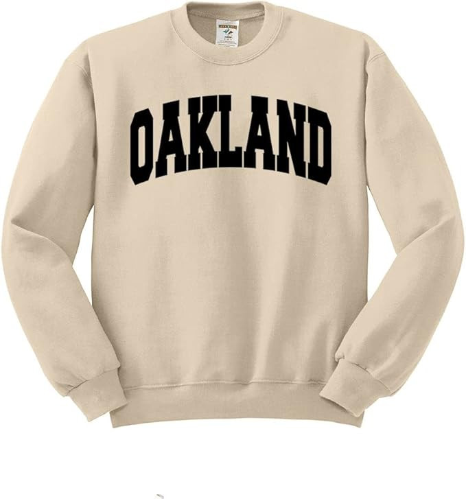Oakland Collegiate Sweatshirt Unisex | Amazon (US)