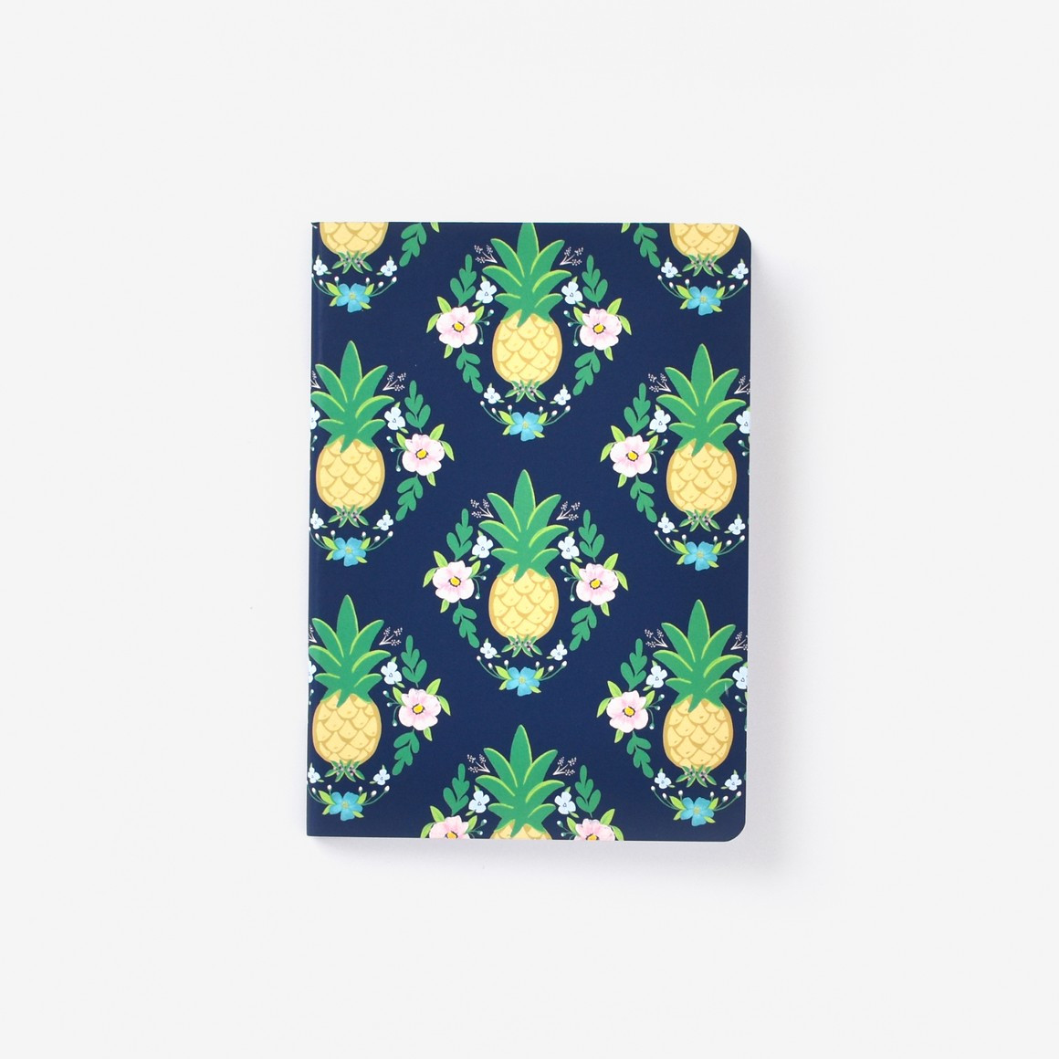 Pineapple Crest Mini Notebook | Simplified