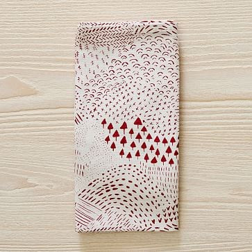 Abstract Woodland Napkins | West Elm (US)