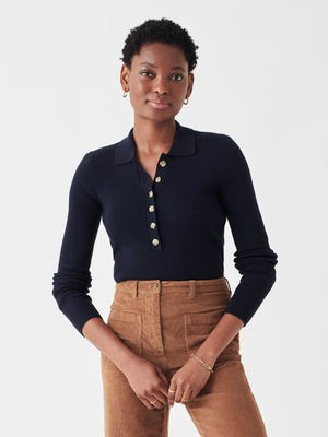 Mikki Polo Sweater | Faherty