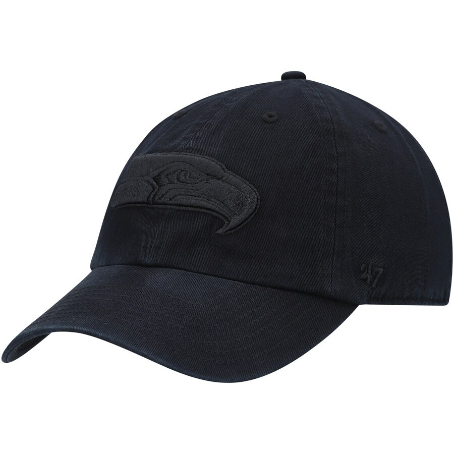 Seattle Seahawks '47 Team Tonal Clean Up Adjustable Hat - Black | Fanatics