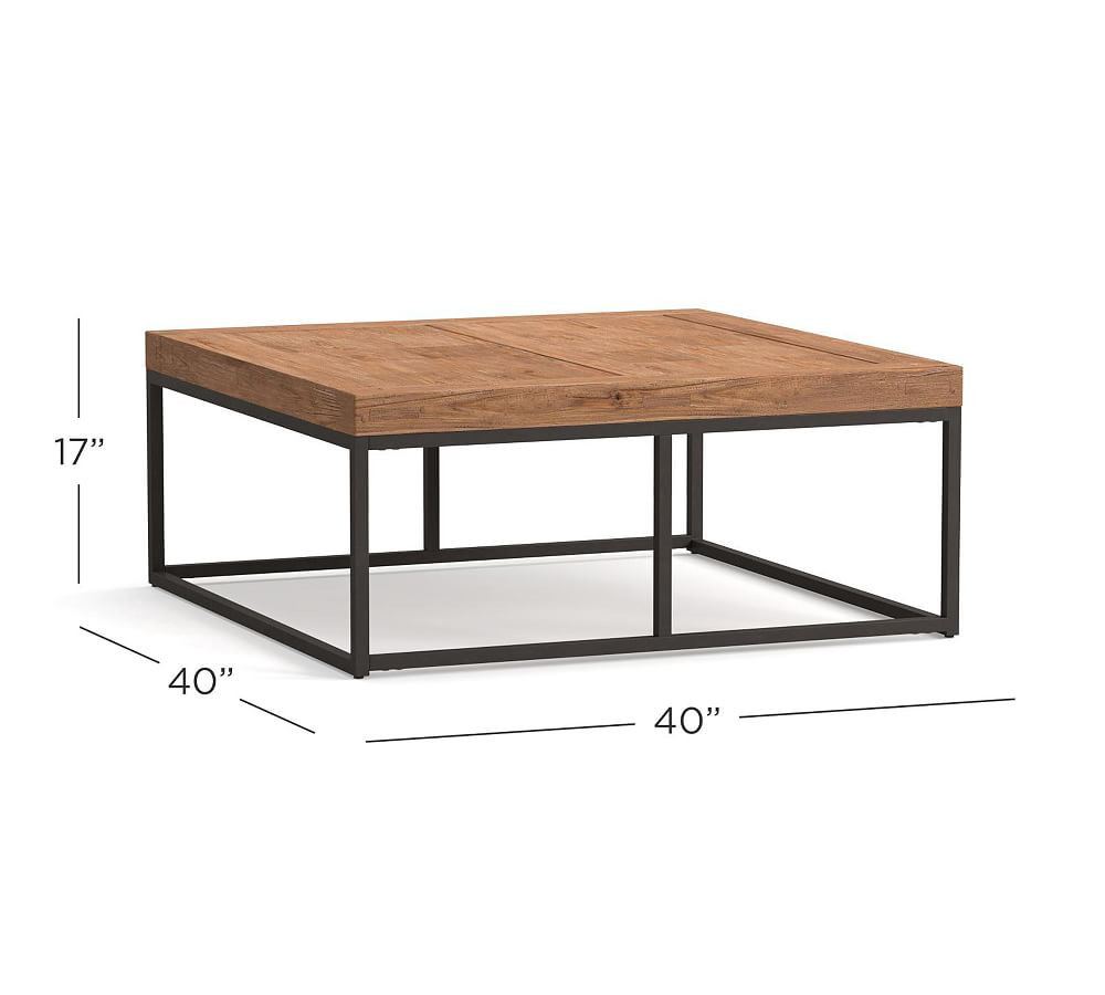 Malcolm Square Coffee Table | Pottery Barn (US)