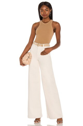 Tularosa Green The Maya Racer Tank in Beige from Revolve.com | Revolve Clothing (Global)