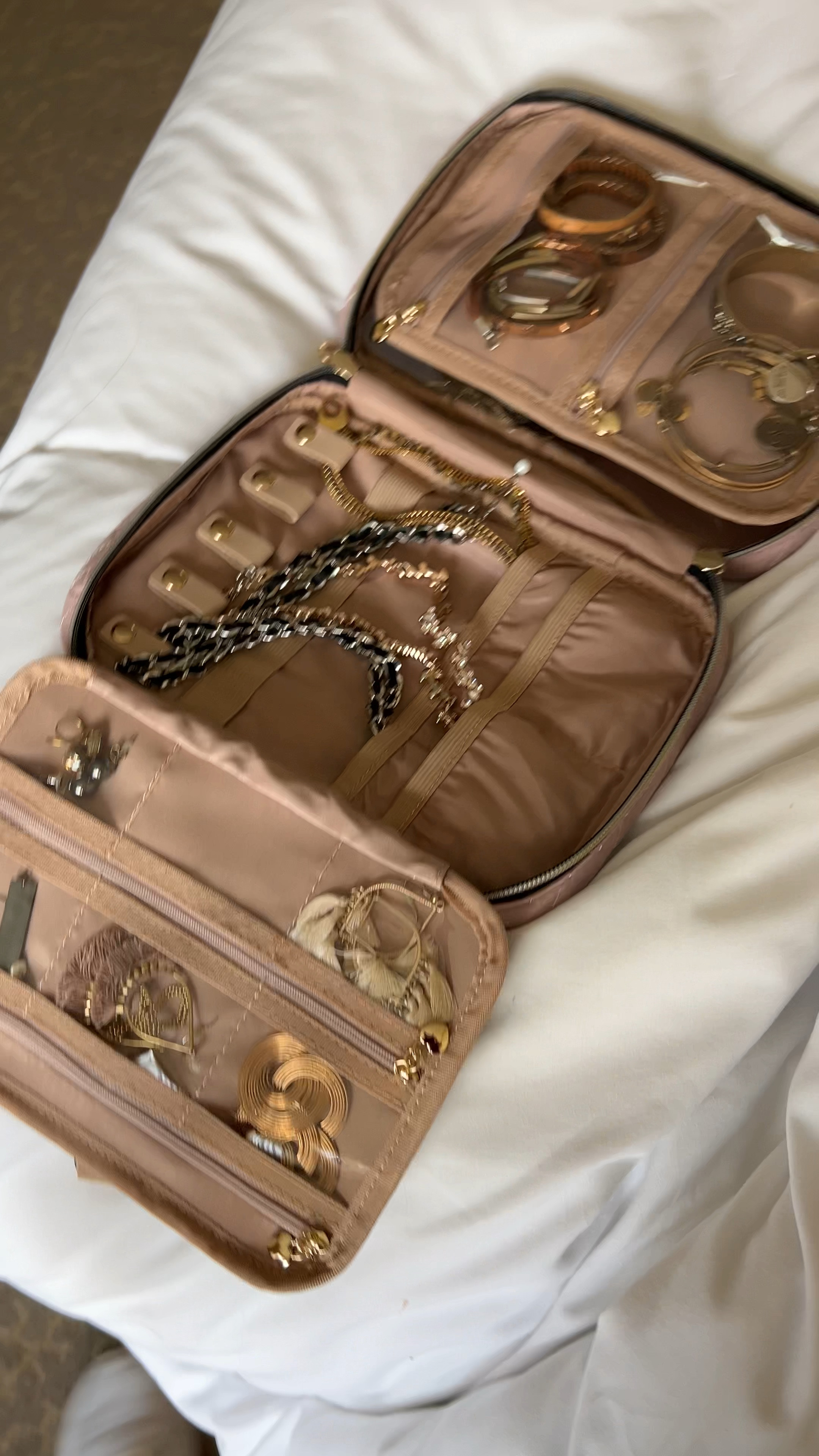 This travel jewelry organizer is a must have for fall break. It has the perfect amount of space and pockets to fit all different types of jewelry  

#LTKHoliday #LTKTravel