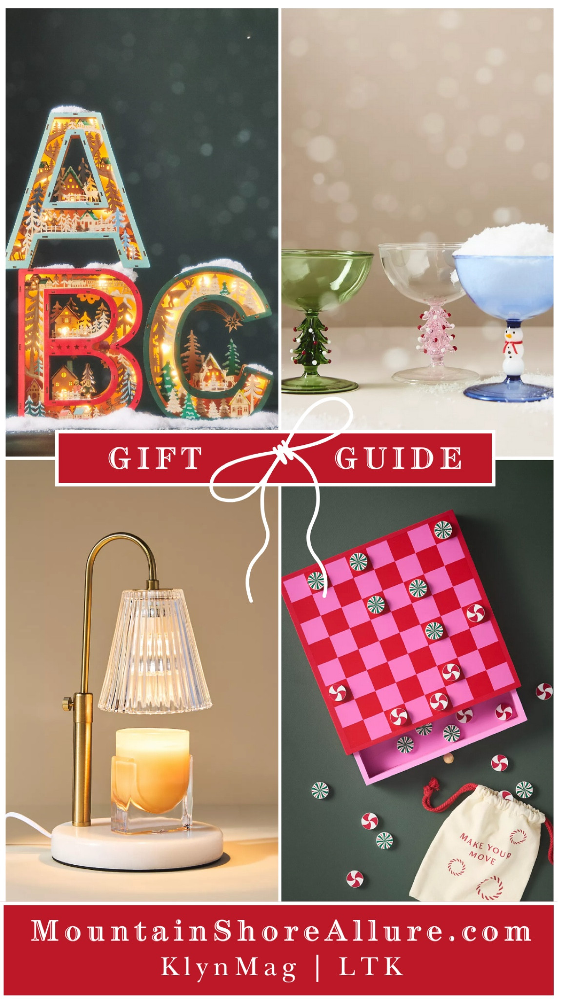 Find magical gifts at Anthropologie, like wonderland scene monogram letters with fairy lights, a chic marble candle warmer lamp, and stunning Icon Stemmed Coupe Glasses. Perfect for adding sparkle and elegance to the season!

#LTKCyberWeek #LTKGiftGuide #LTKHoliday
