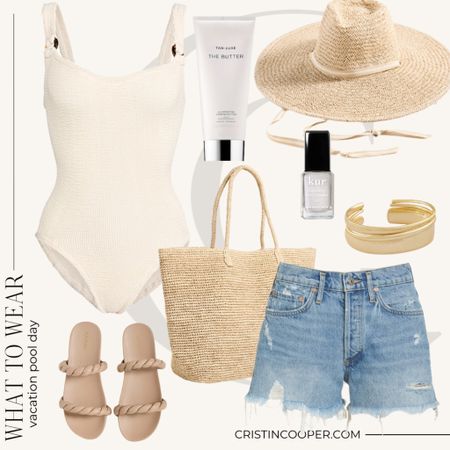 Vacation Pool Day outfit

#vacation #summer #style #pool #beach

#LTKSeasonal #LTKFind #LTKstyletip