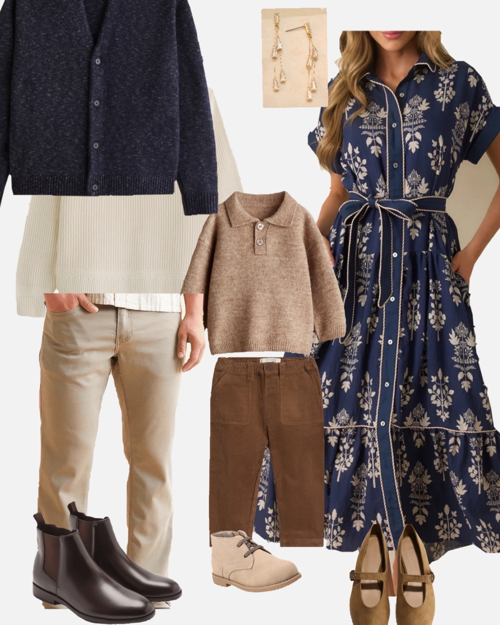 Navy tan and cream family photos

#LTKFindsUnder50 #LTKSeasonal #LTKFamily