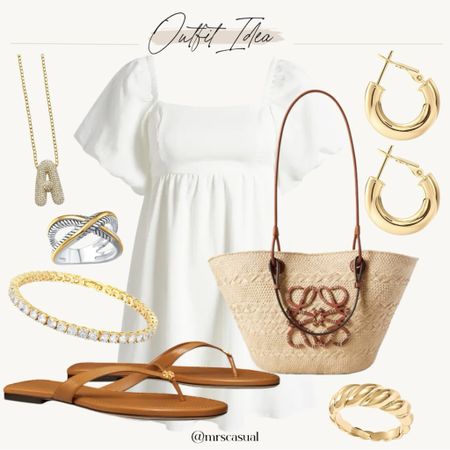 White dress for summer. Super affordable and so so cute. 

#LTKFindsUnder100 #LTKOver40 #LTKStyleTip