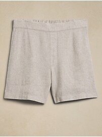 Linen-Blend Easy Short | Banana Republic Factory
