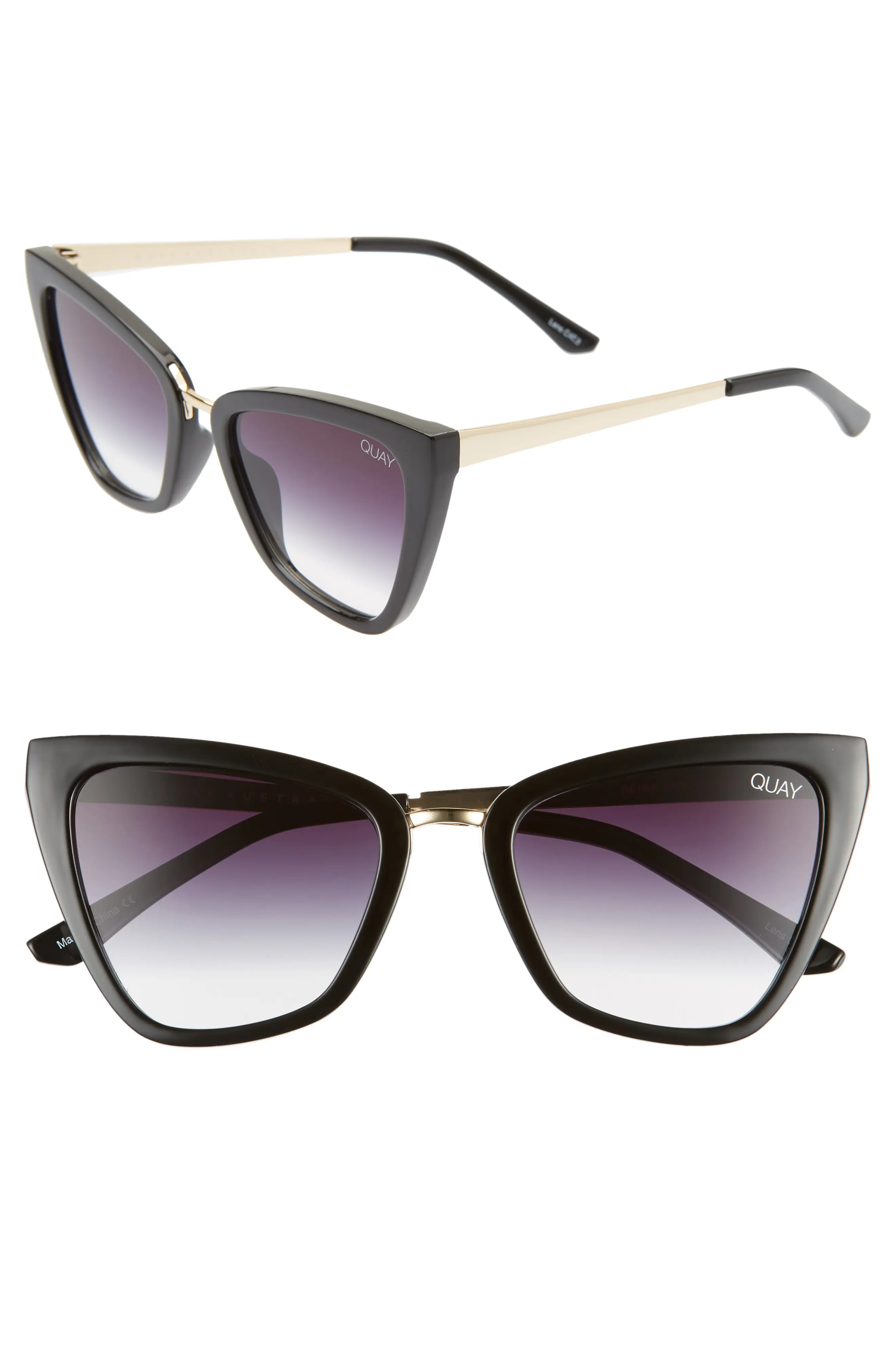 QUAY AUSTRALIA 48mm Mini Reina Cat Eye Sunglasses at Nordstrom Rack | Nordstrom Rack