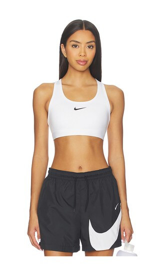 Nike Padded Sports Bra in White. - size S | Revolve Clothing (Global)