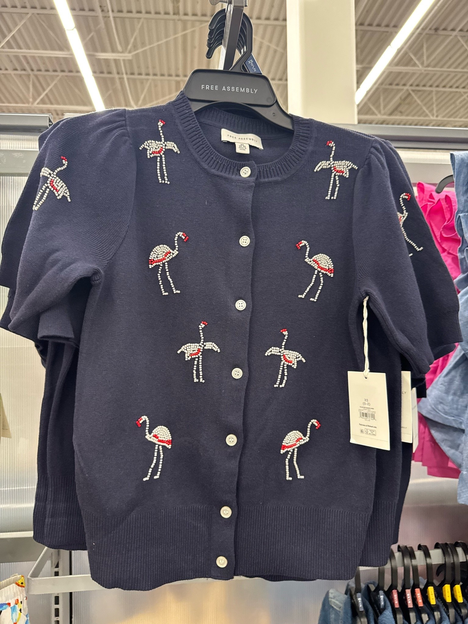 Walmart 🌸 Free Assembly Women's and Women's Plus Beaded Cardigan Sweater with Short Puff Sleeves, Lightweight, Sizes XS-4X

#LTKSeasonal #LTKTravel #LTKootd