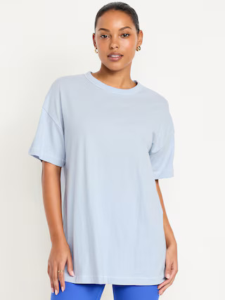 Oversized EveryWear Tunic T-Shirt | Old Navy (US)