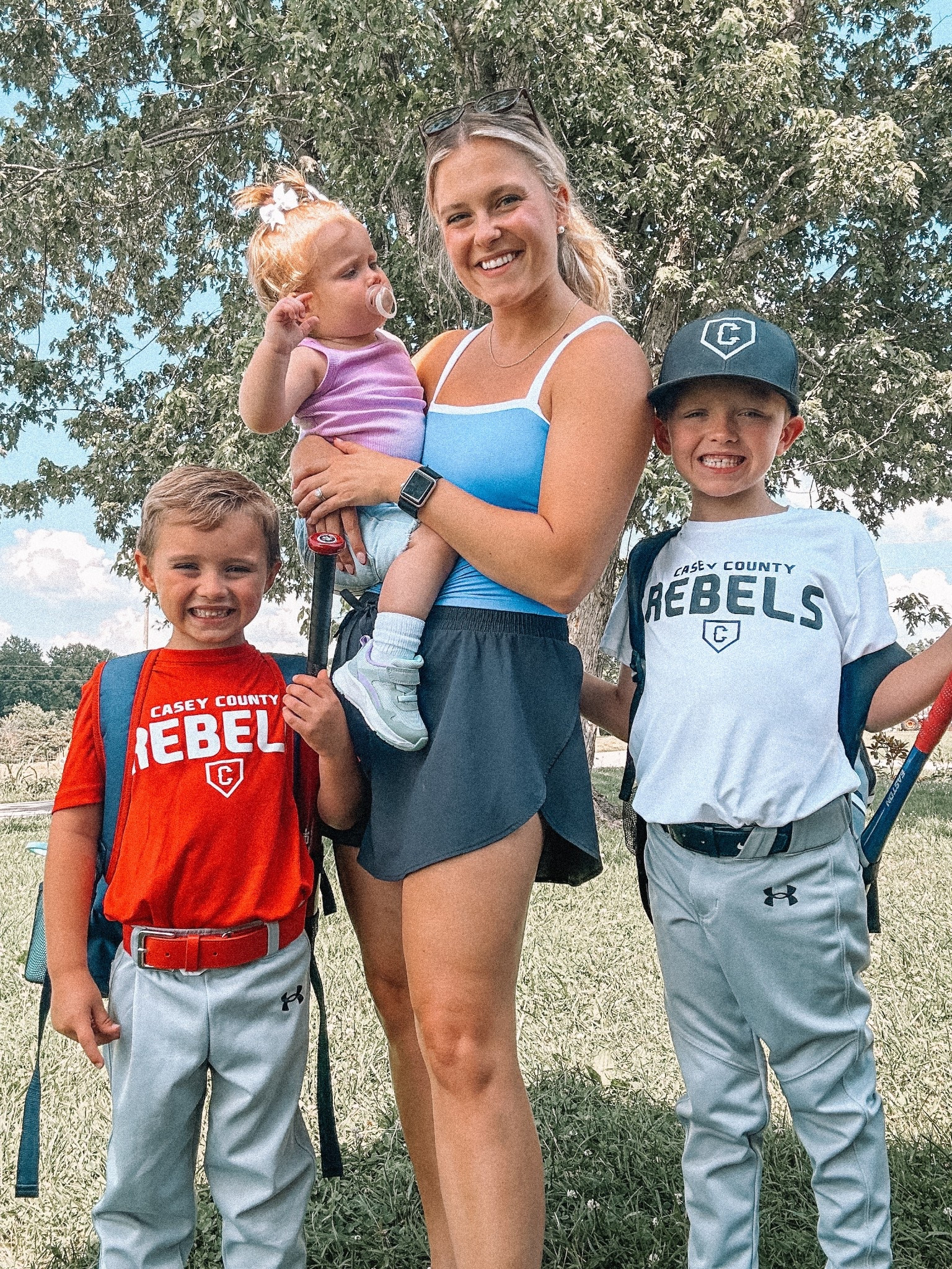 Just a mom trying to have it all together 💁🏼‍♀️

Go Red & White! ⚾️ 



#LTKActive #LTKKids #LTKFamily