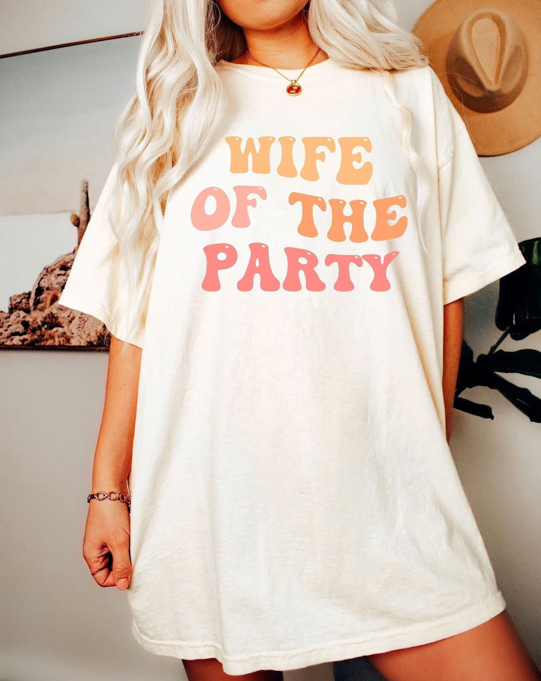 Retro Bachelorette Party Shirts-groovy bachelorette shirts,wife of the party shirt,wife of the pa... | Etsy (US)