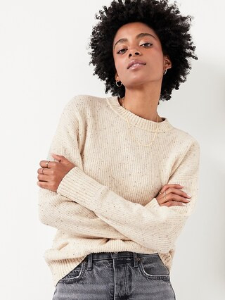 SoSoft Crew-Neck Tunic Sweater | Old Navy (US)
