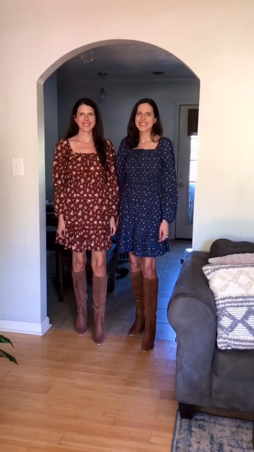 Fall floral print dress that can be worn off the shoulder 

#LTKFindsUnder100 #LTKSeasonal #LTKFindsUnder50