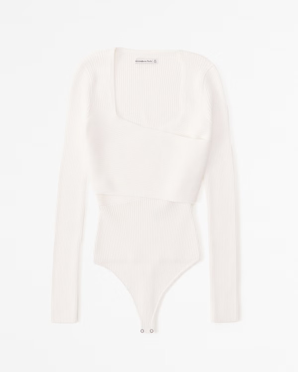 Women's LuxeLoft Wrap Bodysuit | Women's Tops | Abercrombie.com | Abercrombie & Fitch (US)