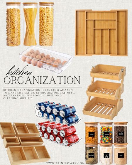 KITCHEN ORGANIZATION IDEAS FROM AMAZON TO MAKE LIFE EASIER. REFRIGERATOR, CABINETS.
AND PANTRIES, FOR FOOD, DISHES, AND CLEANING SUPPLIES.

#homeorganization 

#LTKSeasonal #LTKU #LTKhome