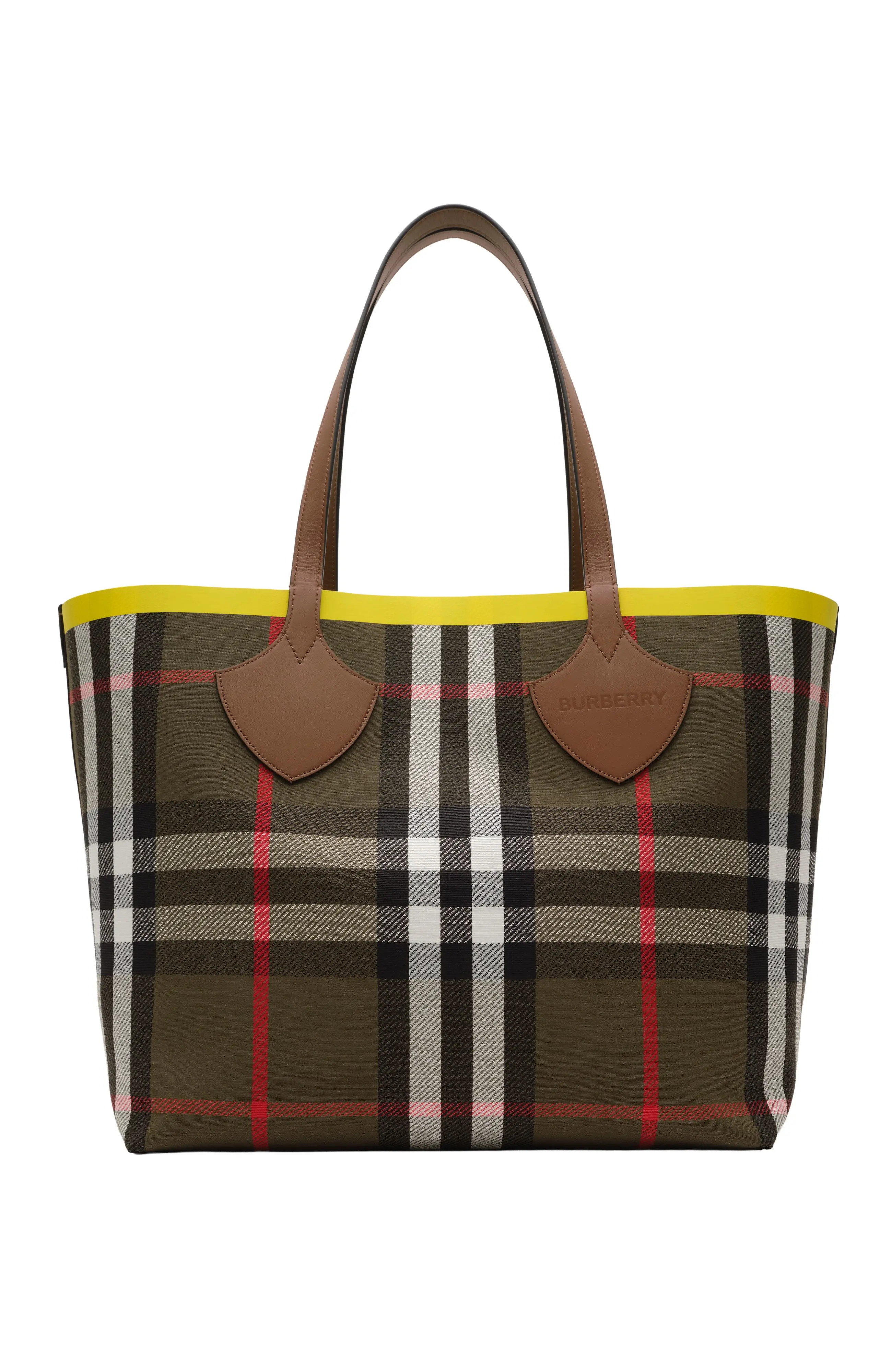 Large Check Tote (Women) | Nordstrom | Nordstrom