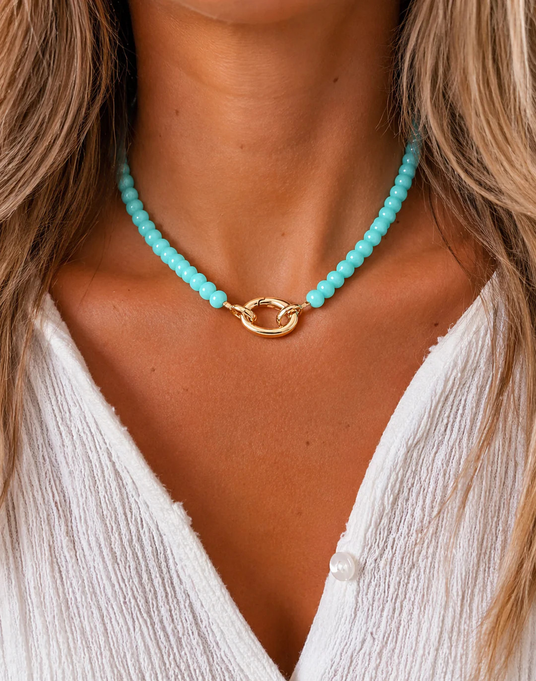 Aqua Coast Necklace | Erin McDermott Jewelry