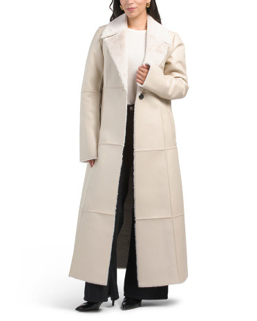 Long Jacket With Faux Fur Lining | Clothing | Marshalls | Marshalls