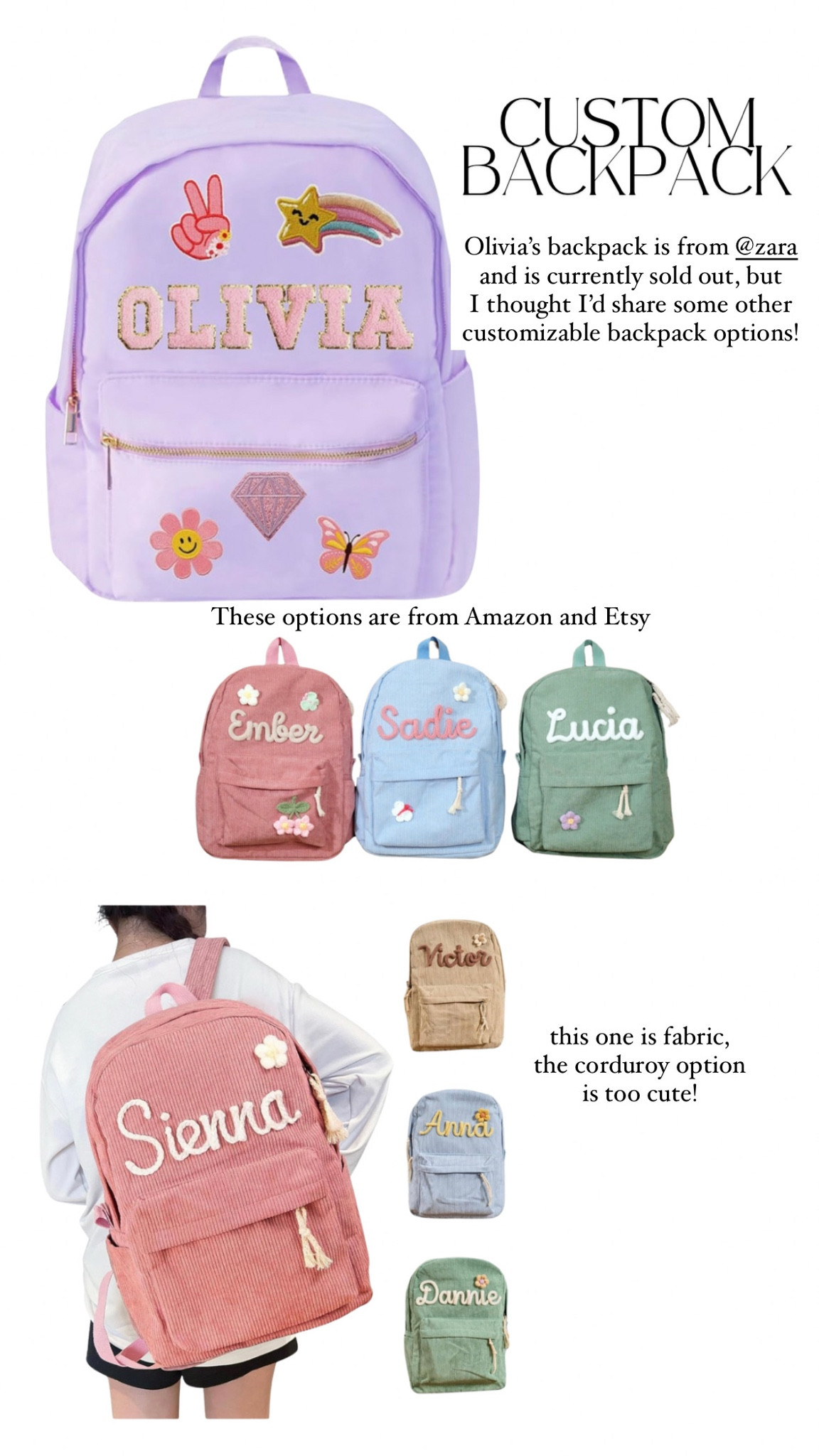 Starting daycare means getting a personalized backpack 🥹 

#LTKgiftguide #LTKfamily #LTKkids