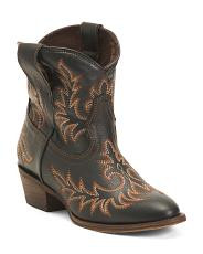 Made In Mexico Leather Carlin Luxe Western Boots | TJ Maxx