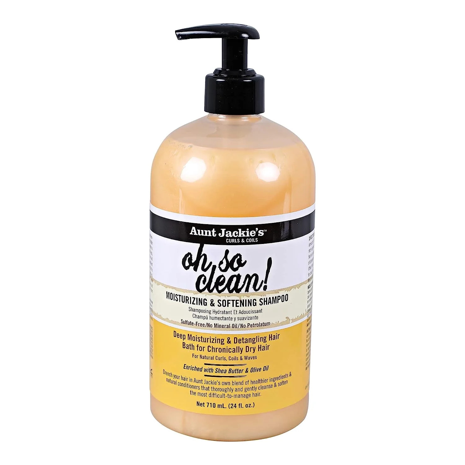 Aunt Jackie's Oh So Clean Deep Moisturizing and Softening Hair Shampoo, 24 Oz | Walmart (US)