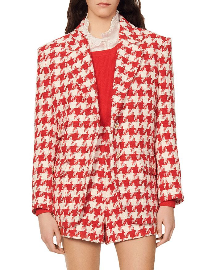 Sandro Floriane Houndstooth Jacket Back to Results -  Women - Bloomingdale's | Bloomingdale's (US)