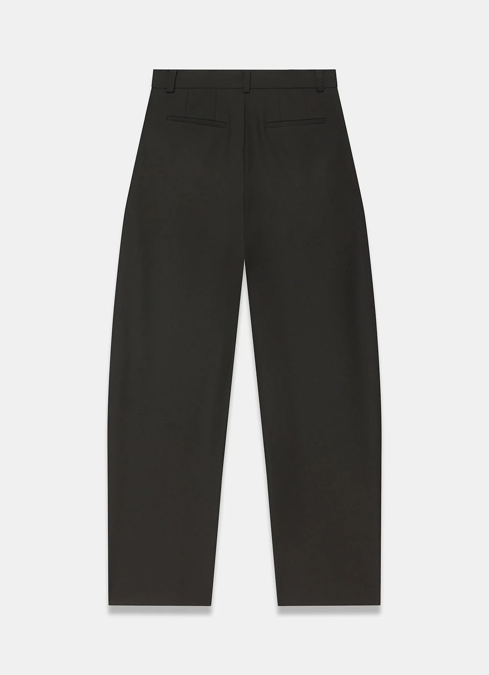 Black Tailored Barrel Leg Trousers | Mint Velvet - ROW