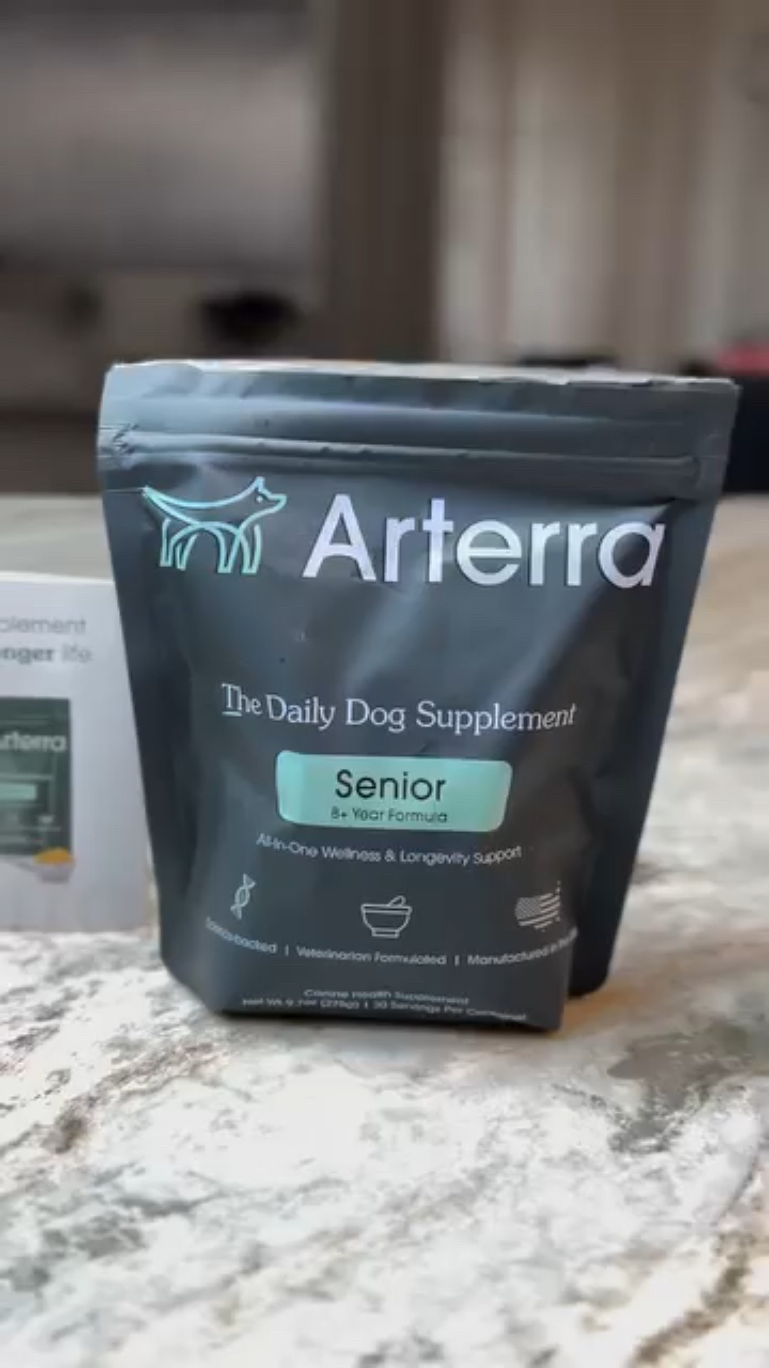 🐶✨ Caring for My Senior Shih Tzu with Arterra! ✨🐾

Meet my sweet 10-year-old Shih Tzu! ❤️ As he’s gotten older, he’s had his challenges—like allergies near his tail and food sensitivities when switching between foods. But I’ve found a game changer: Arterra Senior Daily Dog Supplement!

Here’s why we LOVE it:
✔️ Designed for senior dogs 8+ years old to support all-in-one wellness and longevity.
✔️ Helps improve digestion—even when I mix different wet and dry foods for him!
✔️ Packed with ingredients that promote gut health, support joints, and boost immunity.
✔️ Keeps his coat shiny, reduces itchiness, and gives him the energy to play like a pup again! 🐕💨

I mix it with wet food and a little dry food—he was curious about the taste at first but quickly started eating as usual. 🥰 The package even has clear dosage instructions based on your dog’s size, and the resealable bag keeps it fresh!

If you’re a dog parent wanting your senior pup to thrive, I highly recommend trying Arterra. It’s made such a difference for my little buddy, and I couldn’t be happier! 🐾
a
#ArterraSenior #DogCare #SeniorDogWellness #ShihTzuLove #HappyHealthyDogs #DogMomLife