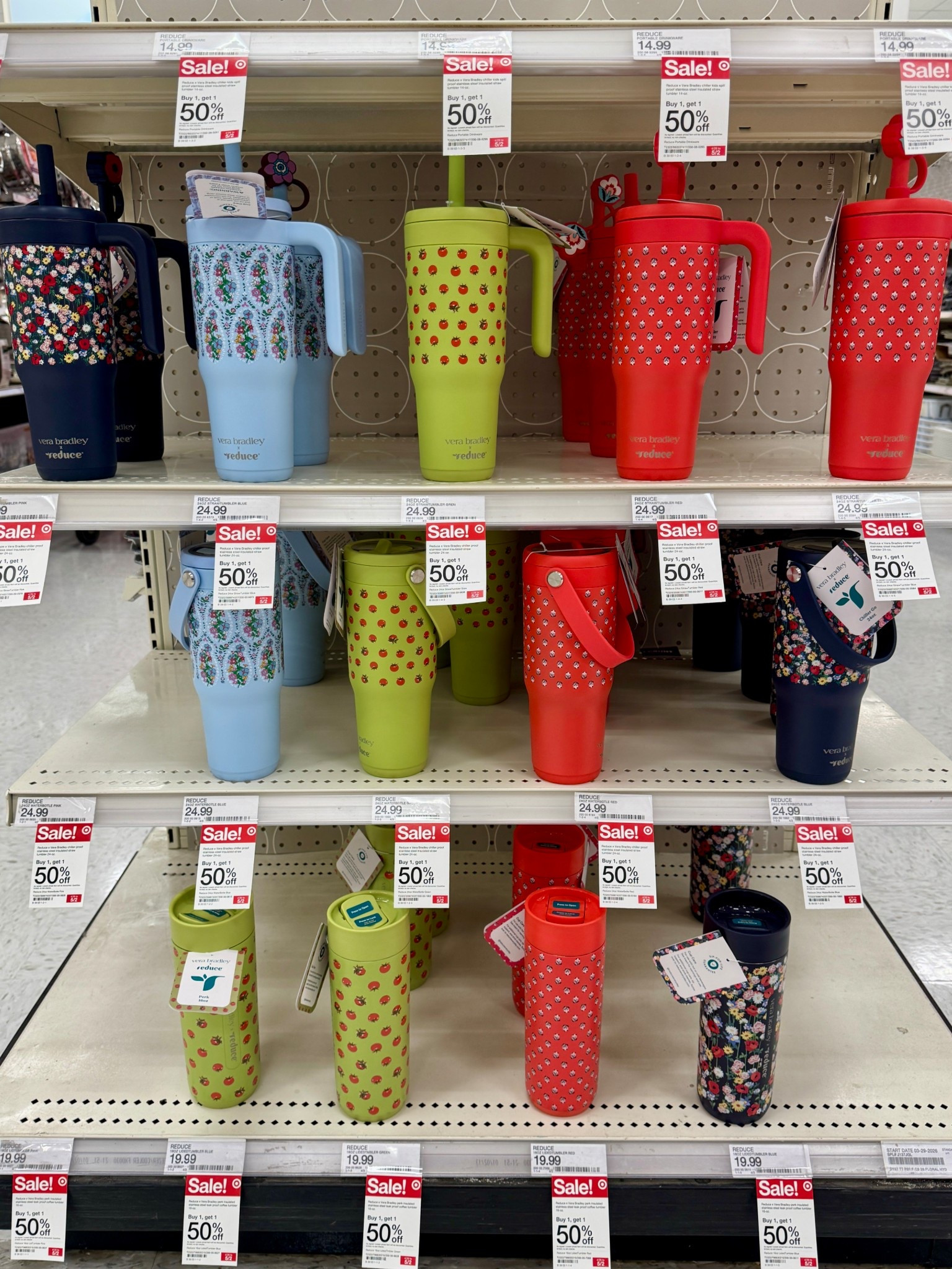 Cutest tumblers on sale at target!

Vera Bradley collab | Mother’s Day idea | gifts for her | water bottle | tumbler | BOGO

#LTKmomlife #LTKselfcare #LTKMothersDay