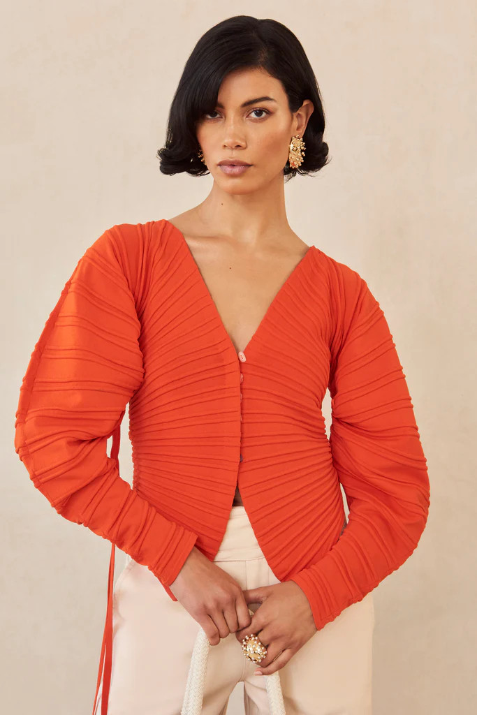 BLAIR KNIT CARDIGAN - MADEIRA | Cult Gaia - US