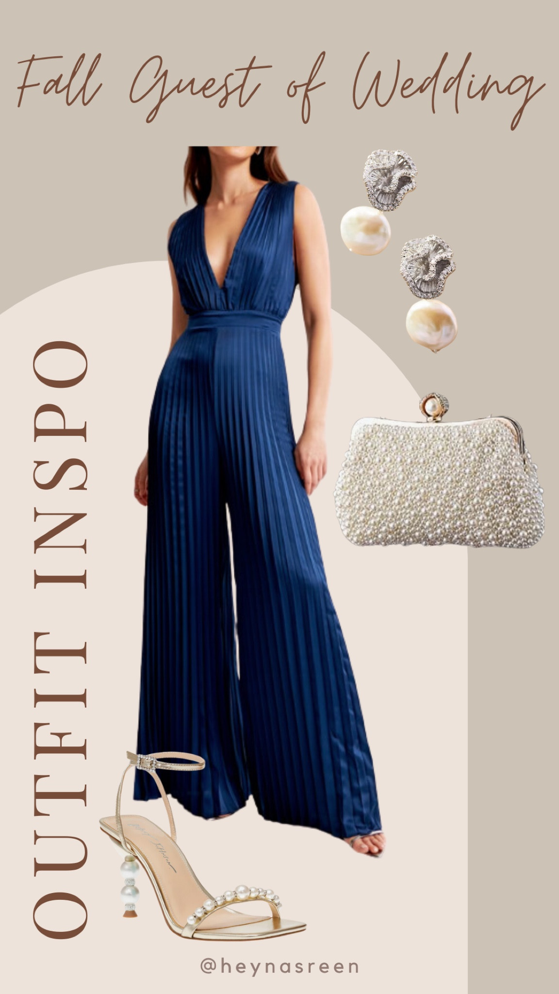 Fall Guest of Wedding - I love this elegant jumpsuit for a fun look! 

#LTKStyleTip #LTKSeasonal