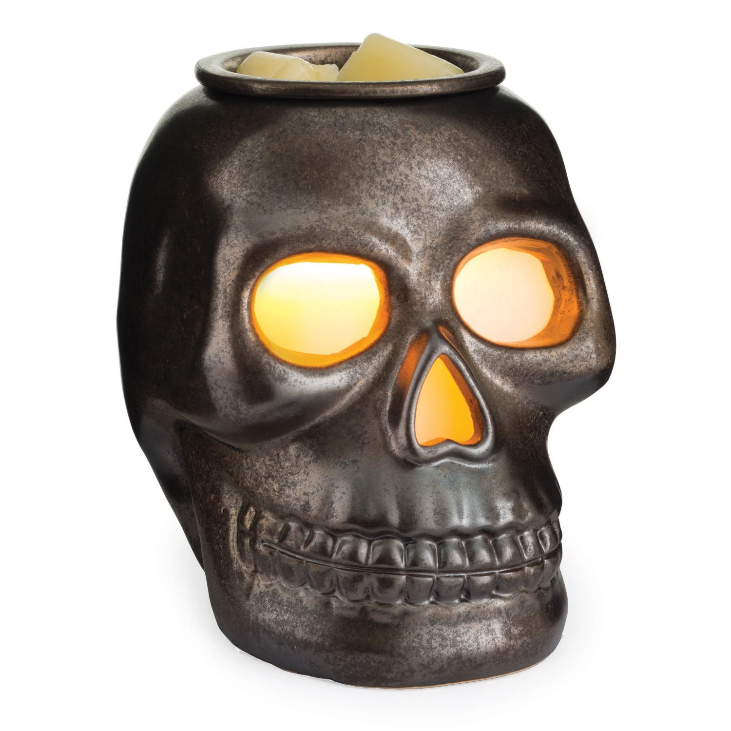 Skull Gothic Halloween Illumination Fragrance Wax Warmer by Candle Warmers Etc. | Walmart (US)