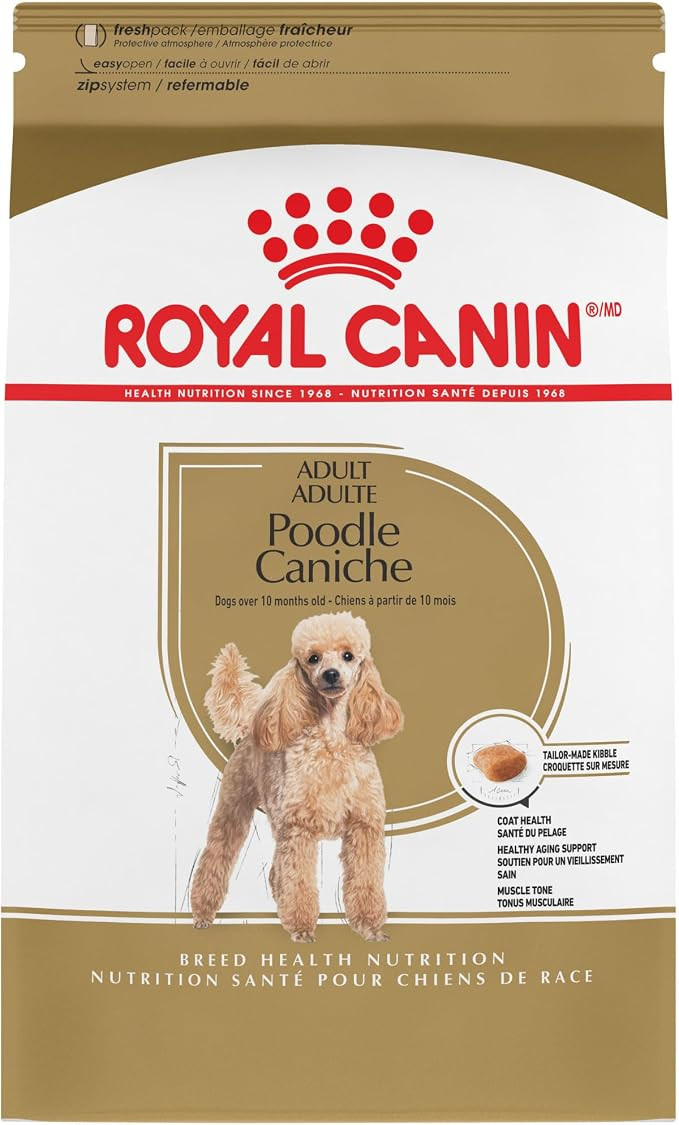 Royal Canin Poodle Adult Breed Specific Dry Dog Food, 10 lb bag | Amazon (US)