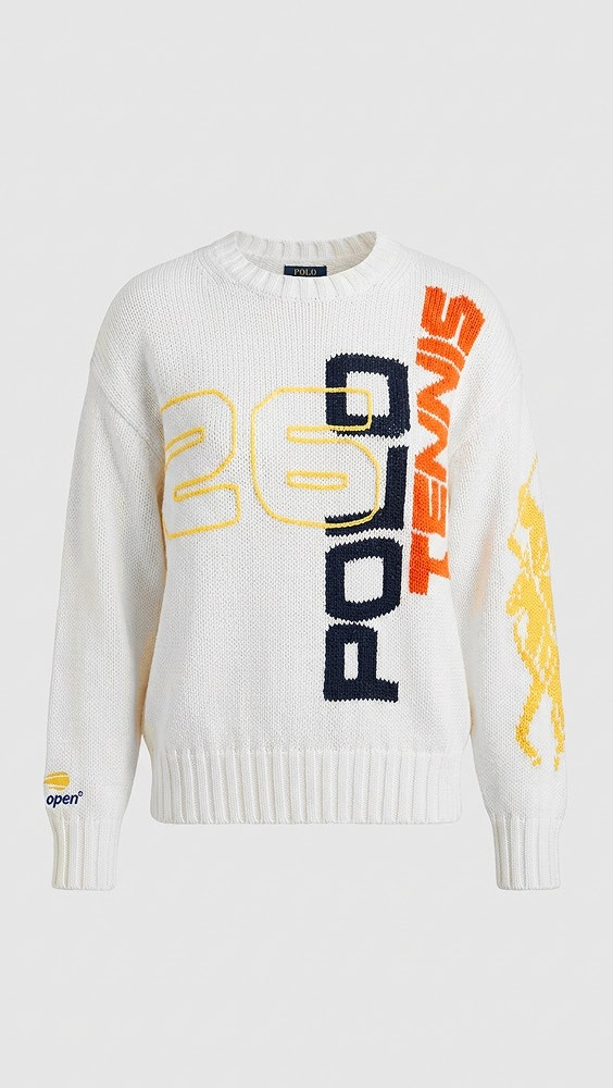Polo Ralph Lauren US Open Graphic Cotton Intarsia Sweater | Shopbop | Shopbop