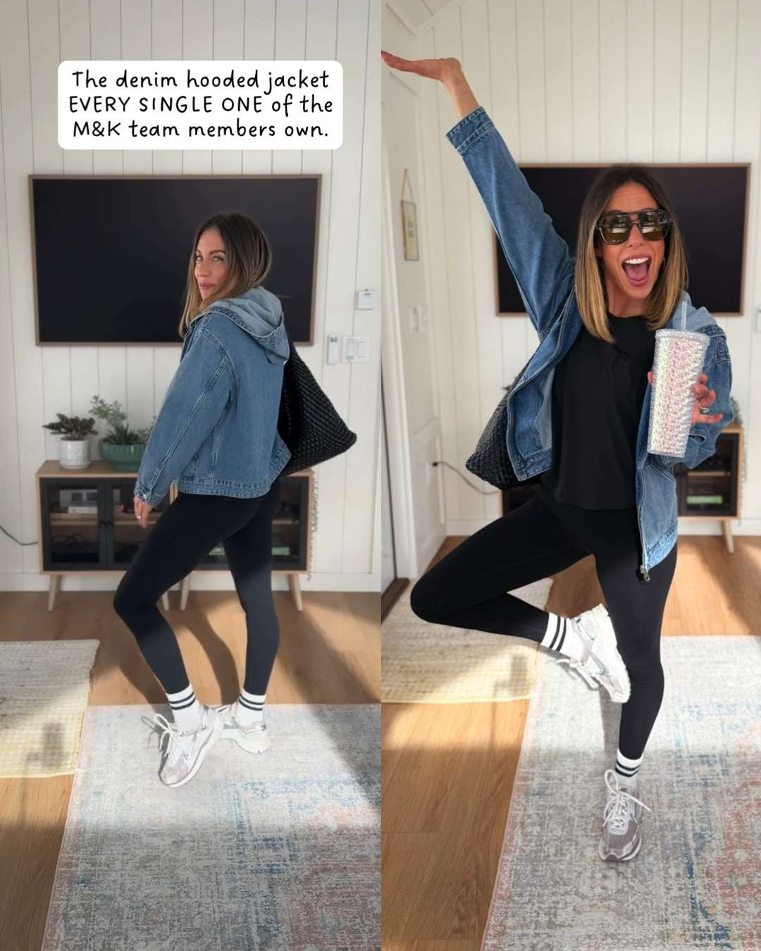 The hooded denim jacket our entire team owns & loves! 

 #LTKootd #LTKActive #LTKOver40