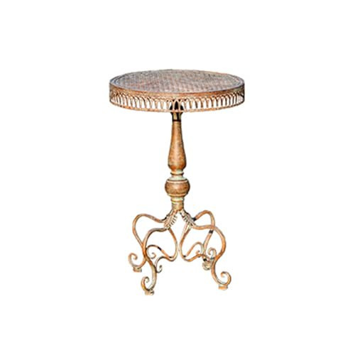 Asiwnshw Vintage Patio Side Table, Outdoor Bistro Tables for Garden Porch Yard Balcony Deck Lawn | Amazon (US)