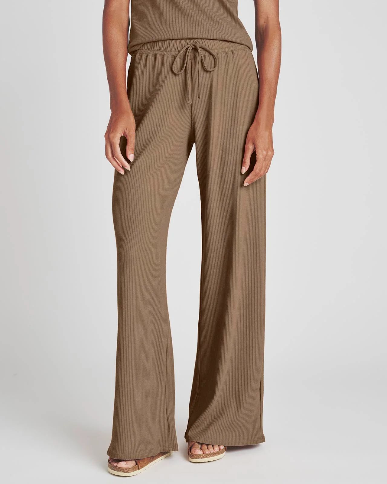 Modal Rib LYR Wide Leg Pant | Splendid